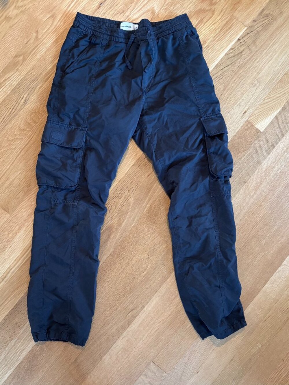 Abercrombie Kids Boys Lightweight Cargo Pants Black 15/16